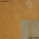 Peau de cuir de  vachette lisse effet froissé - CAMEL R43