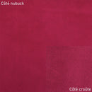 Peau de cuir de vachette nubuck - FRAMBOISE R46