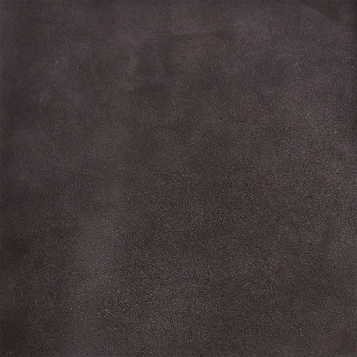 Peau de cuir de vachette nubuck - MARRON FONCÉ R47