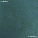 Peau de cuir de porc glacé - VERT CANARD R48