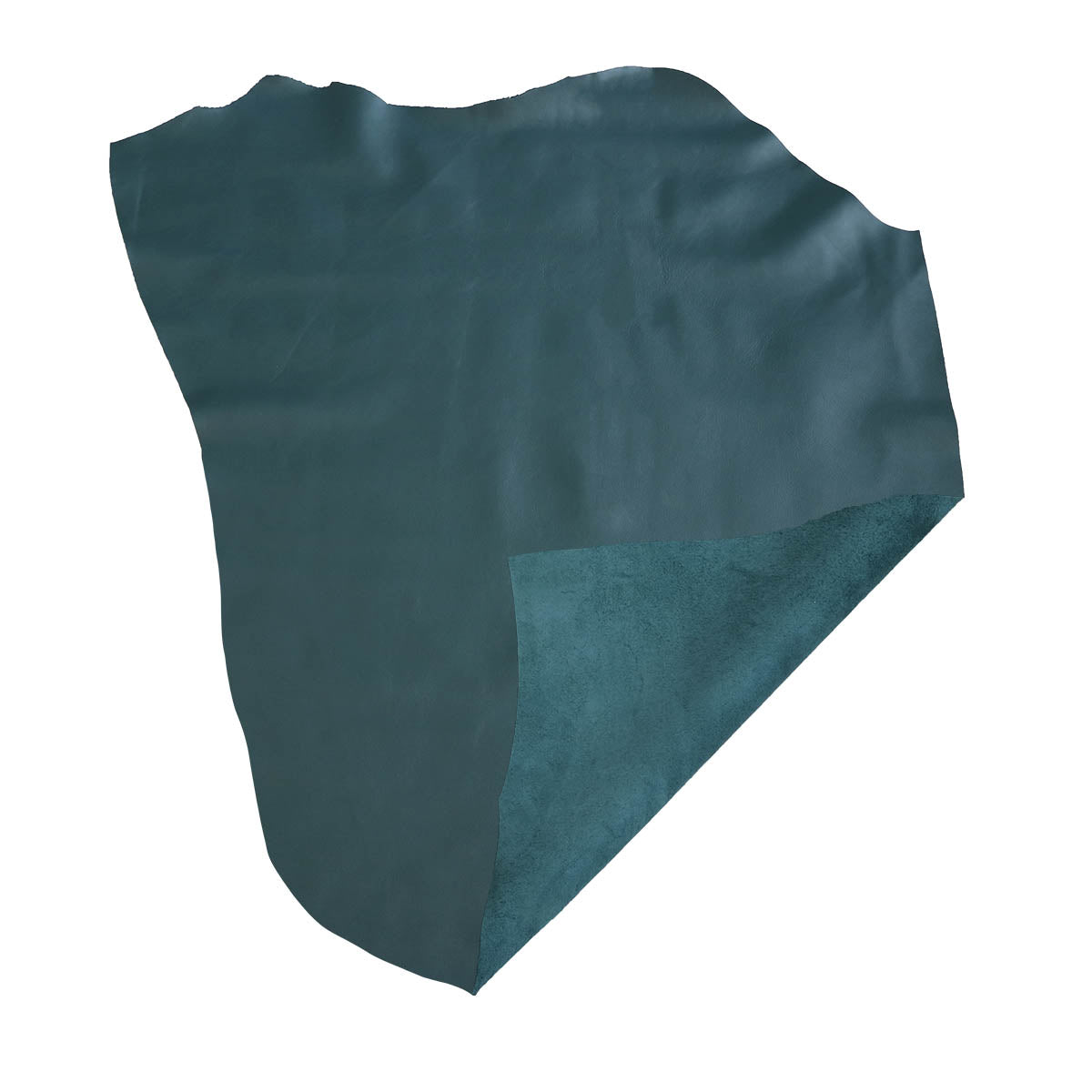 Peau de cuir de vachette lisse - VERT CANARD R50