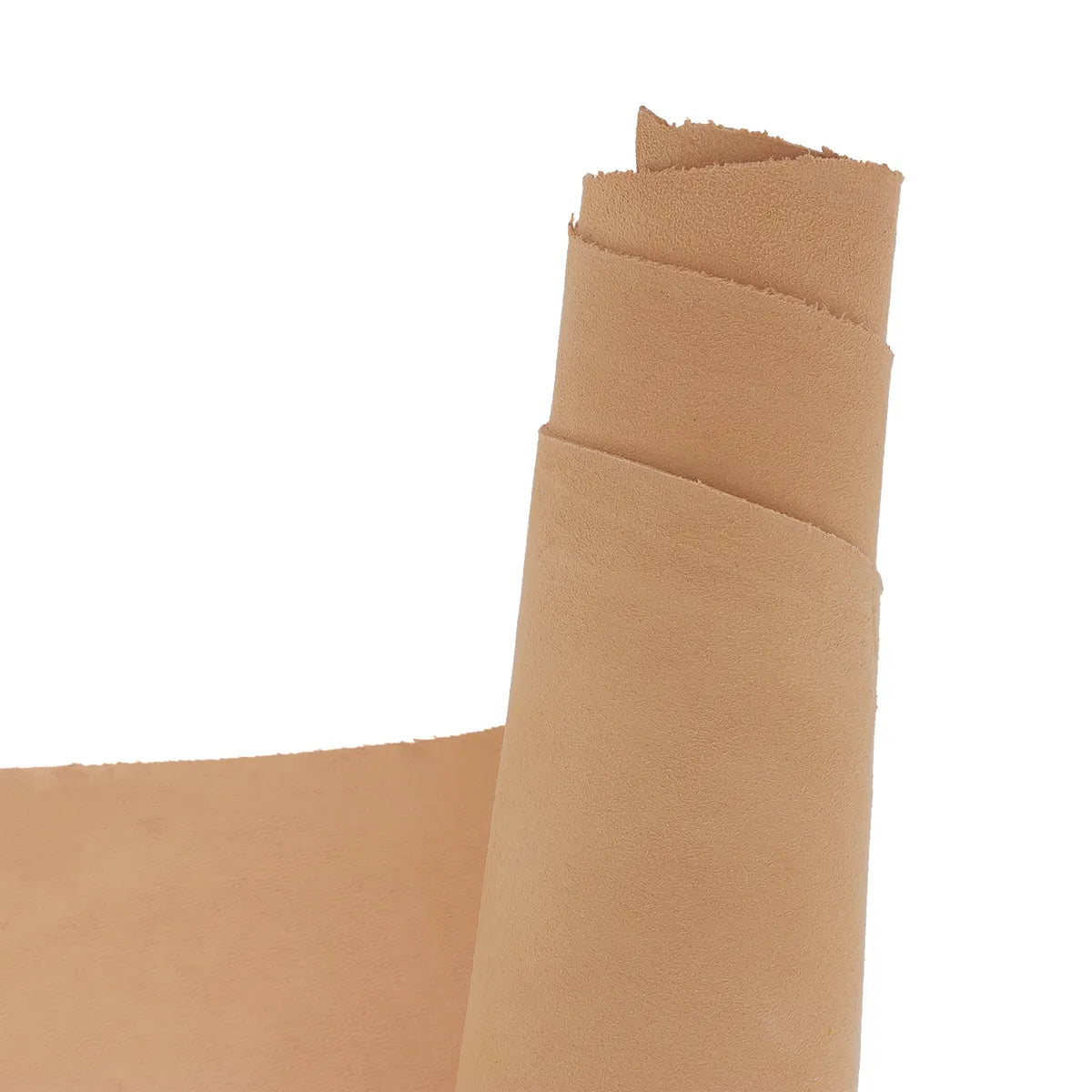 Croûte de cuir de chèvre velours beige rustique idéale pour la création d'articles médiévaux et reconstitution historique