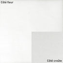 Cuir grain fin blanc