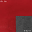 Cuir métallisé - Rouge brillant R71 - Deco cuir