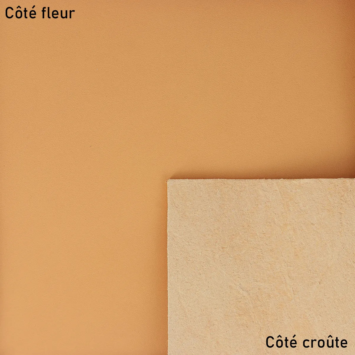 Cuir lisse - Camel fauve R97 - Deco cuir
