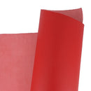 Peau en cuir de vachette lisse - Rouge S02 - Deco cuir