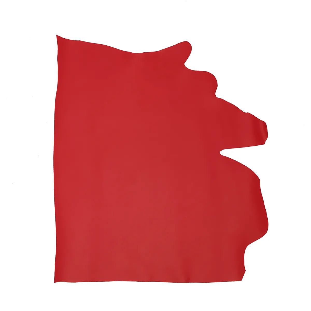 Peau entière en cuir de vachette lisse - Rouge vif S02 - Deco cuir