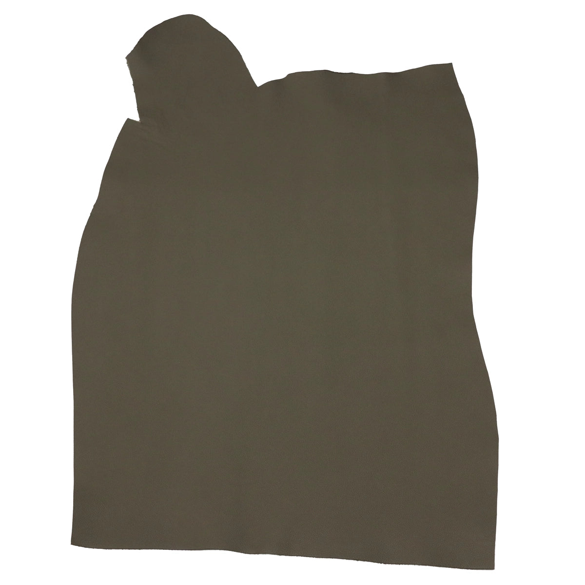 Peau de cuir vert kaki grain moyen