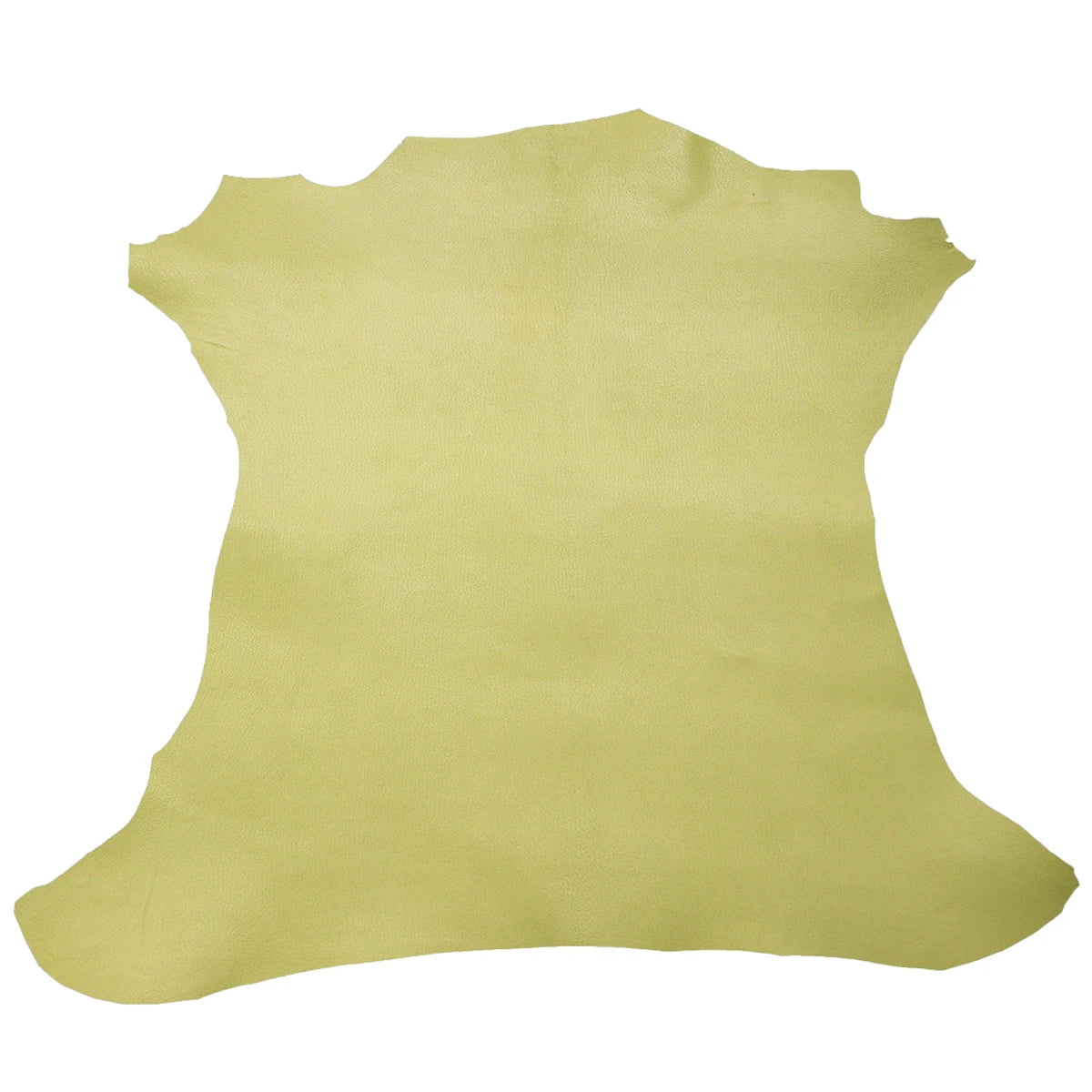 Peau de cuir de chèvre vert grainé