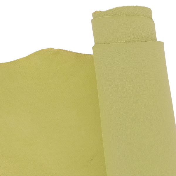 Cuir vert grainé - chèvre