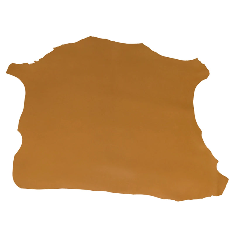 Peau de cuir d'agneau camel 