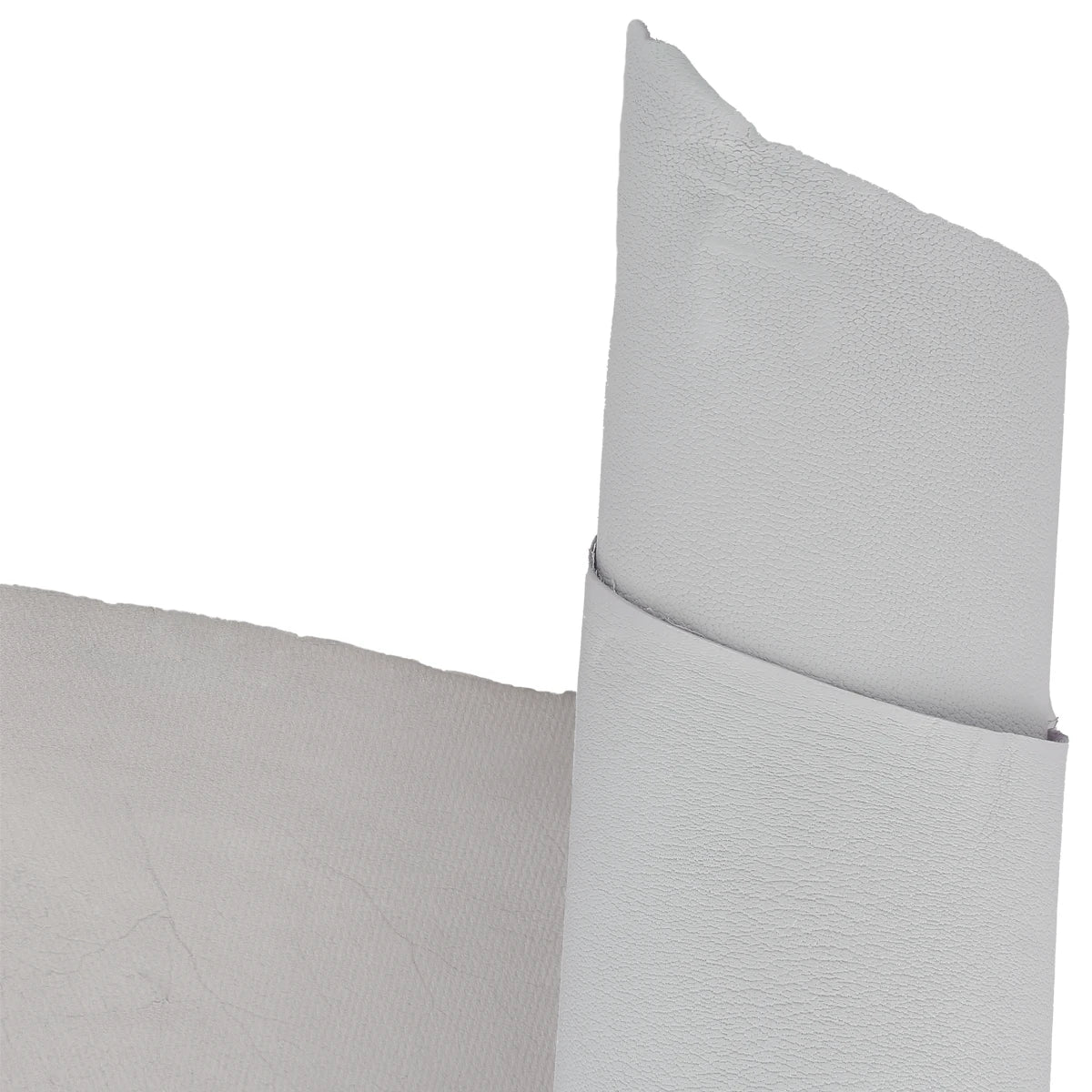 Cuir de chèvre gris clair grainé