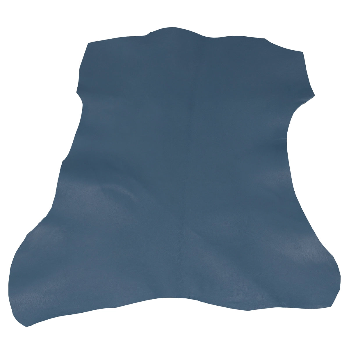 Peau de cuir bleu denim grain fin