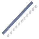 Morceau de cuir de requin autocollant BLEU FONCÉ pour manchette - Deco Cuir