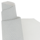 Cuir bi-tons gris argenté