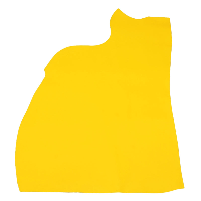 Peau de cuir lisse jaune primaire