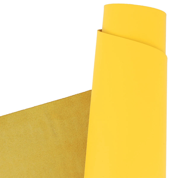Cuir de vachette jaune primaire