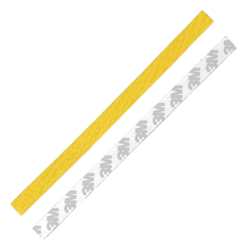 Morceau de cuir de requin autocollant JAUNE pour manchette - Deco Cuir