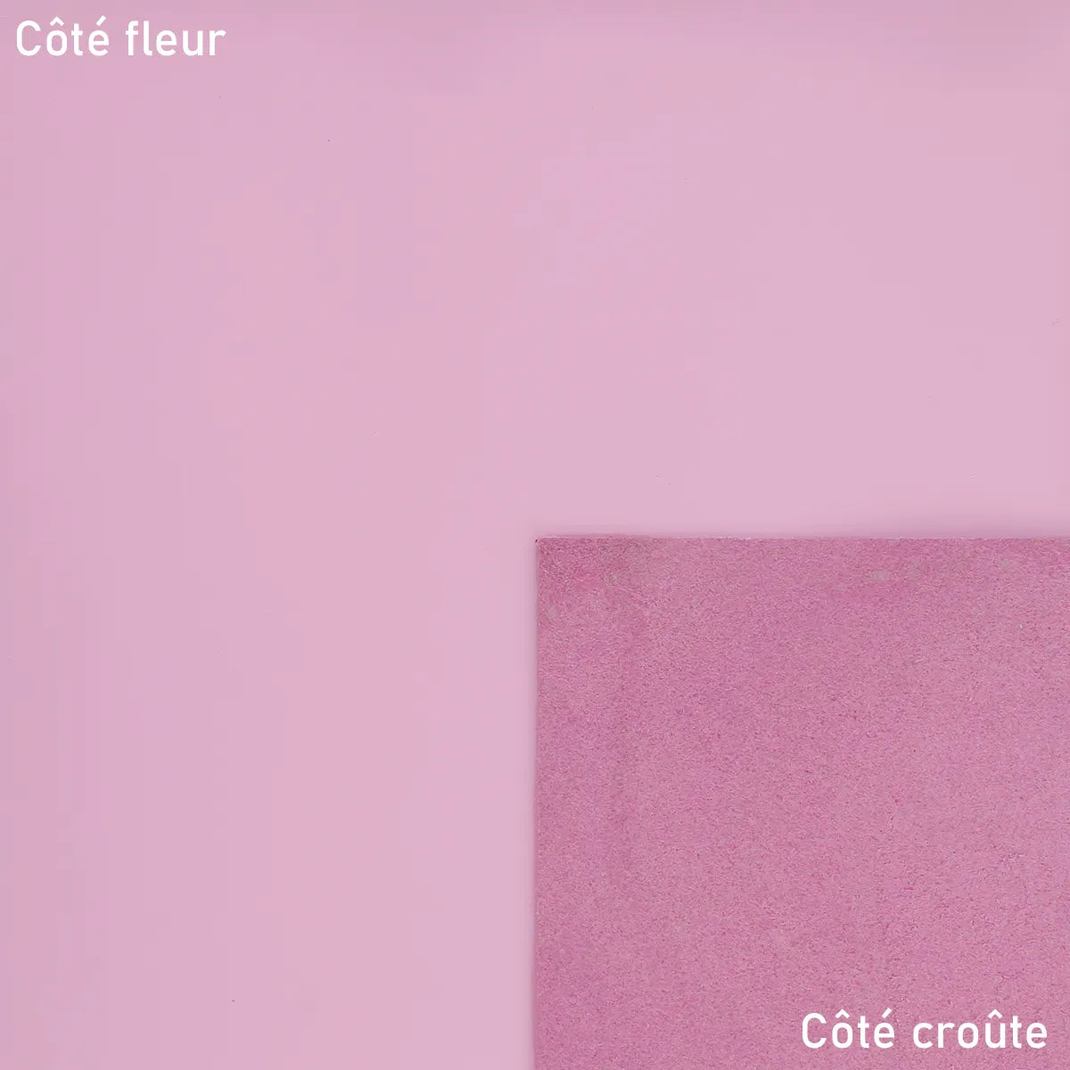 Cuir bovin gamme gommato rose