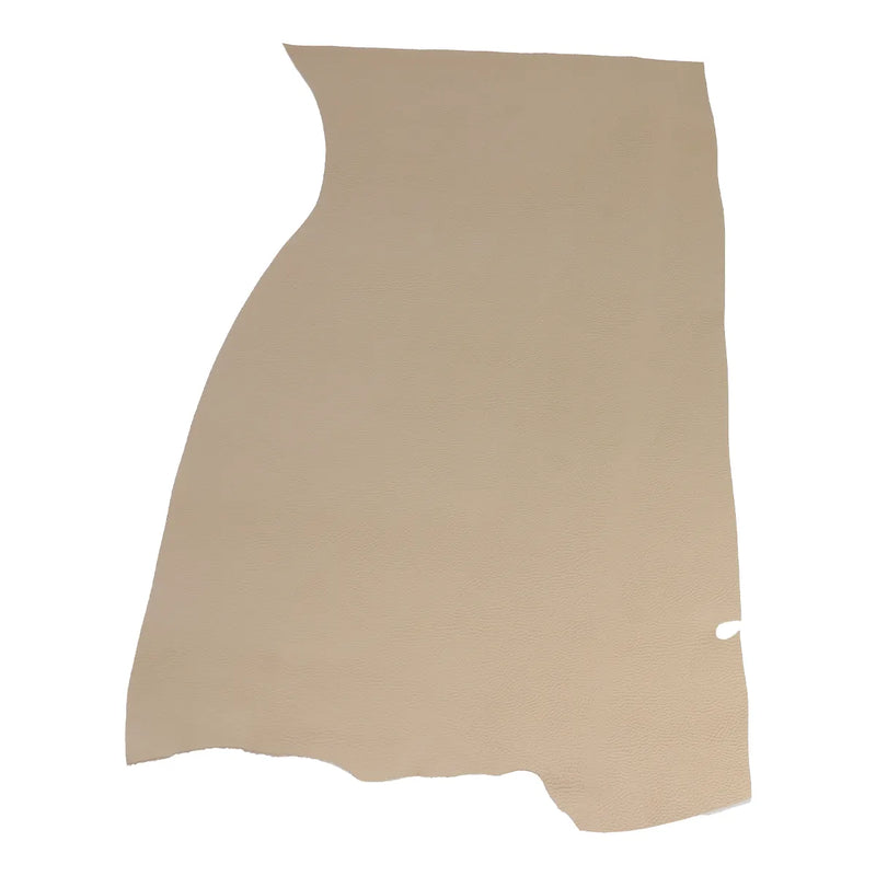 Cuir de vachette grège grain moyen gommato