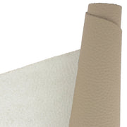 Peau de cuir de vachette effet gommé GREGE S50, texture lisse et matte, roulée, pour projets de maroquinerie ou décoration.