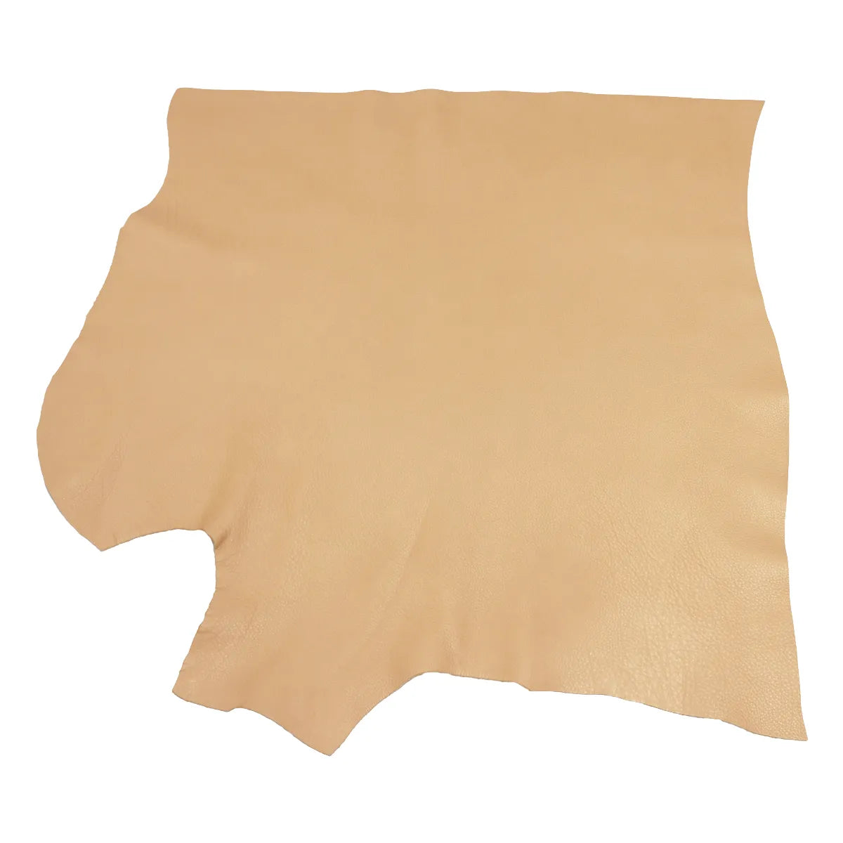 Peau de vachette camel souple et résistante