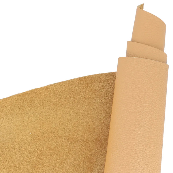 Peau de cuir de vachette grainé camel