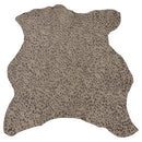 Peau de cuir de chèvre velours imprimé léopard