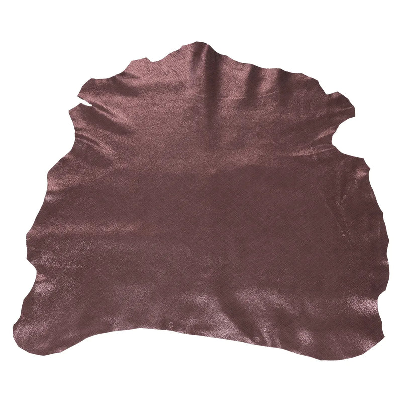 Peau de cuit de chèvre rose métallisé