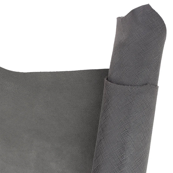 Cuir de chèvre fantaisie – Gris métallisé