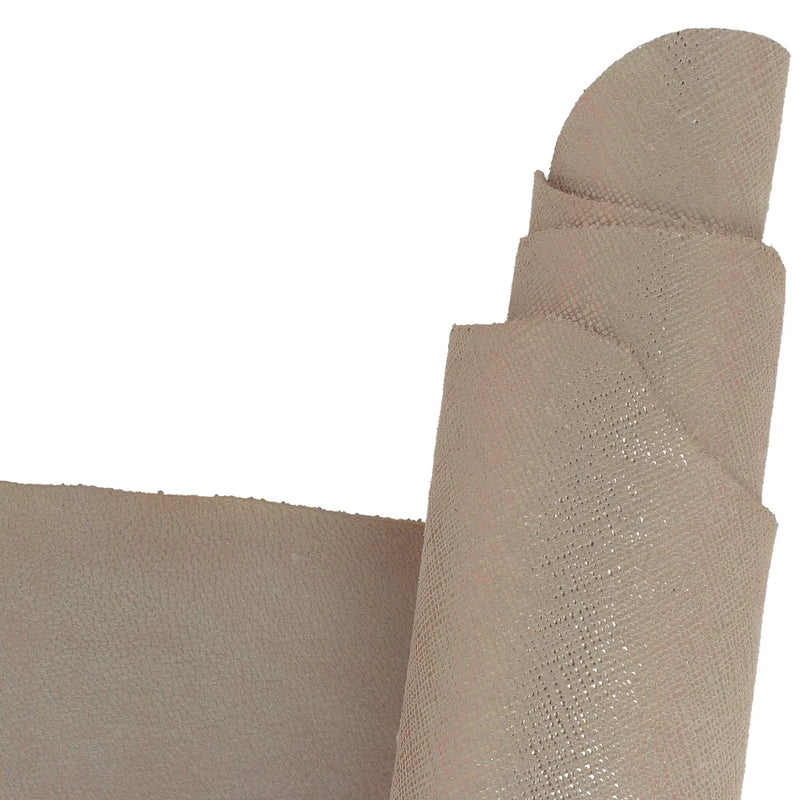Cuir de chèvre fantaisie – Taupe doré