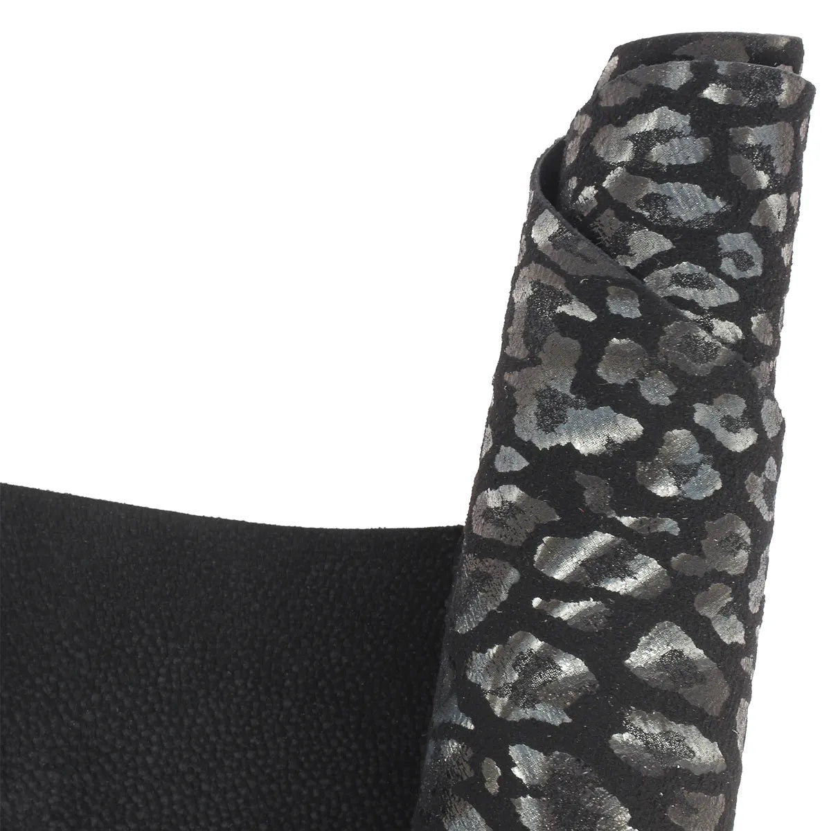 Cuir de chèvre fantaisie noir et souple