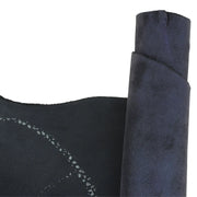 cuir chèvre pour maroquinerie bleu métallisé 