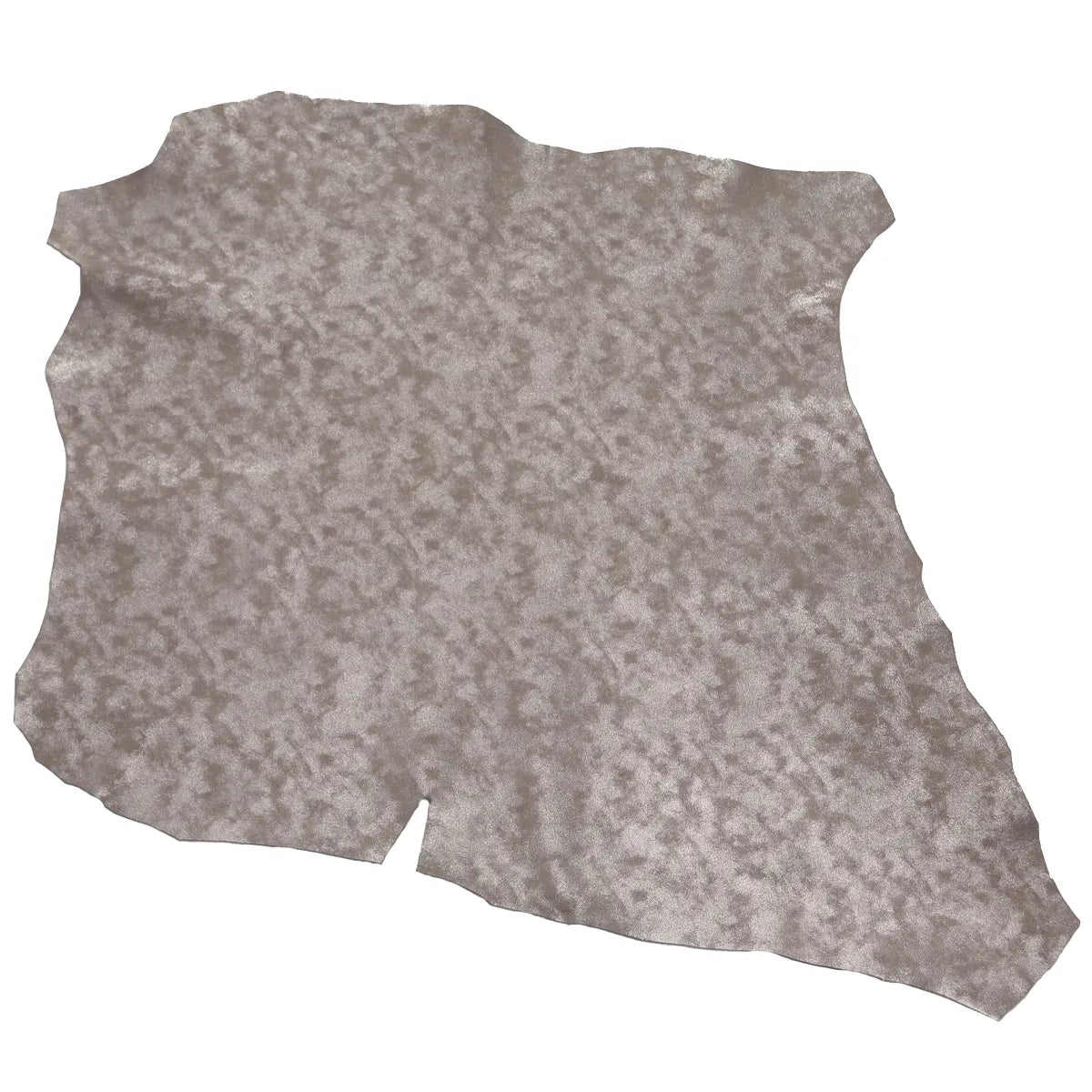 Cuir pailleté taupe pour maroquinerie 