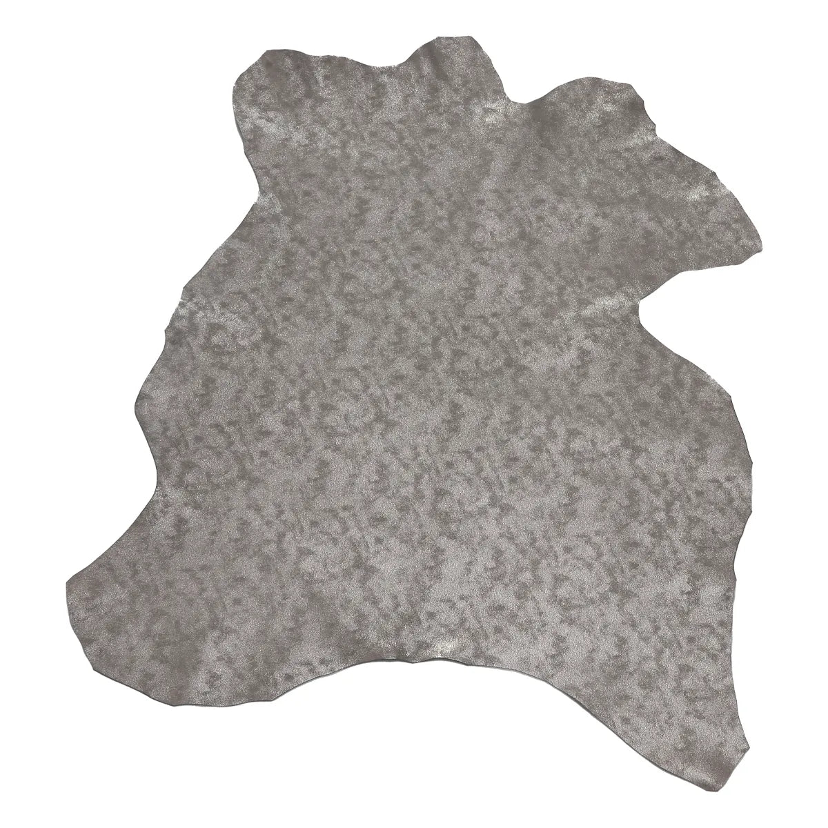 Cuir pailleté gris pour créations festives