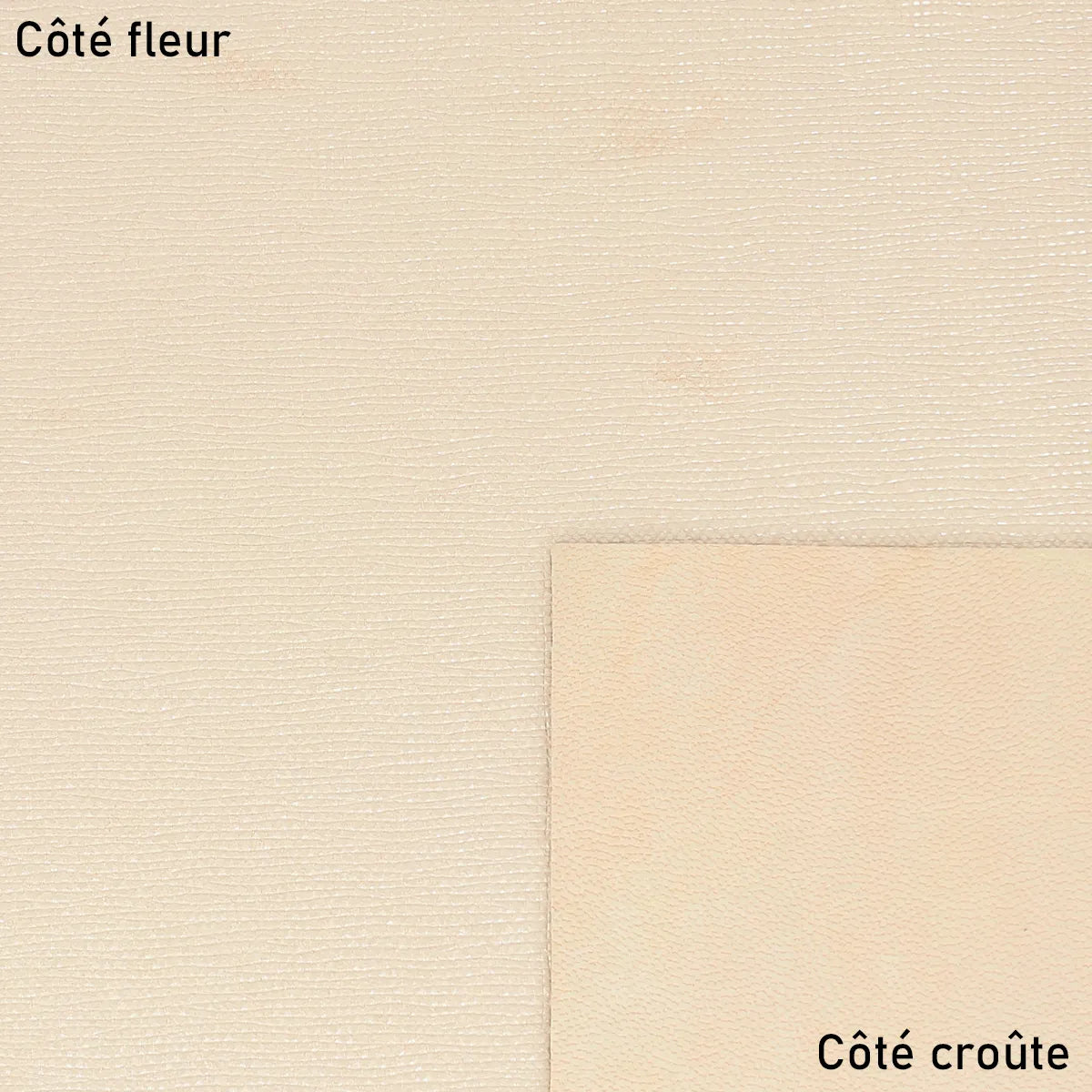 Cuir de chèvre velours fantaisie or