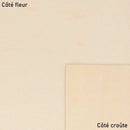 Cuir de chèvre velours fantaisie or