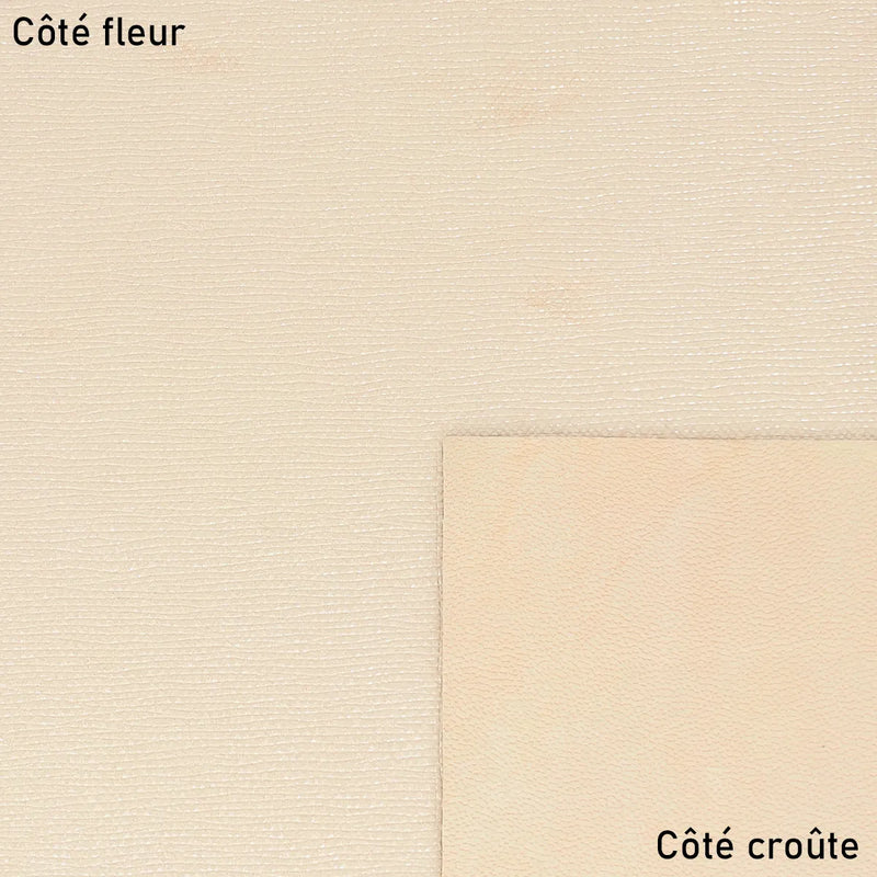 Cuir de chèvre velours fantaisie or