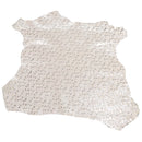 Cuir velours chèvre imprimé pois