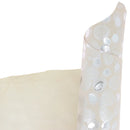 Peau cuir de chèvre fantaisie beige et argenté