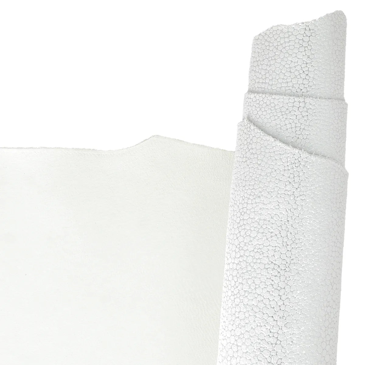 Cuir de chèvre velours imprimé grains galuchat