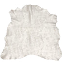 Peau entière en cuir de chèvre velours fantaisie or brillant. 