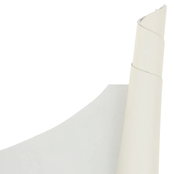 Peau de cuir d'agneau blanc vanille