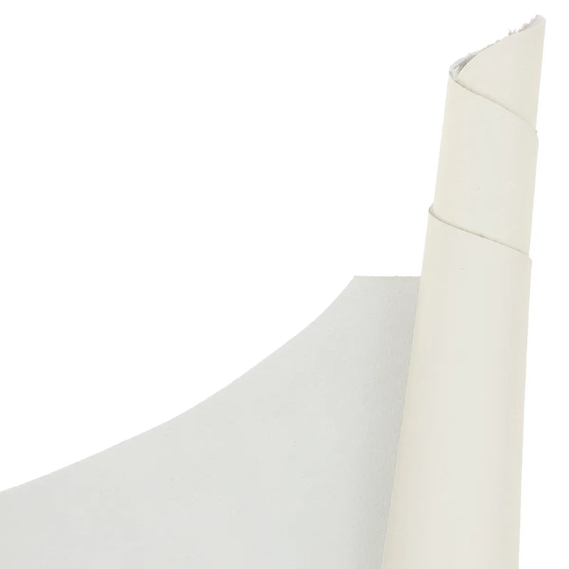 Peau de cuir d'agneau blanc vanille