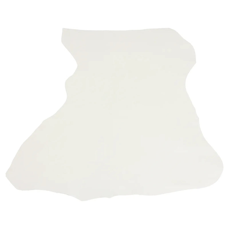 Peaux de cuir d'agneau blanc cassé lisse