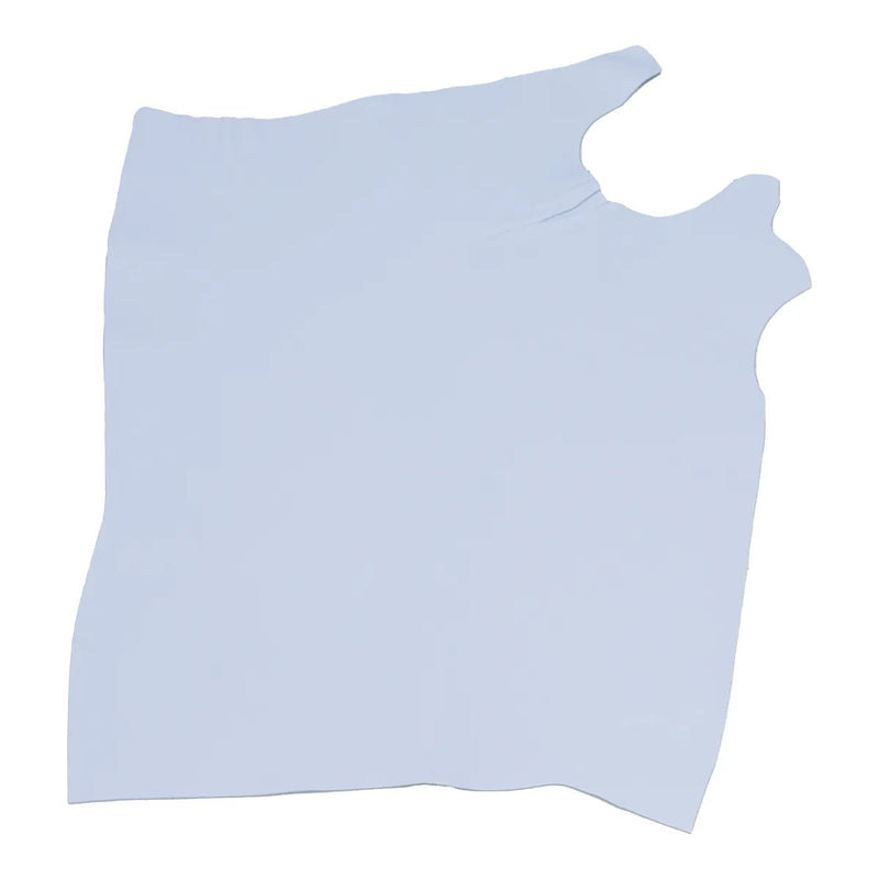 Cuir de vachette bleu clair pastel gamme Ocean