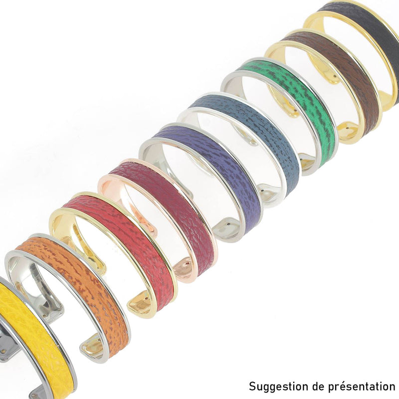 Morceau de cuir de requin autocollant pour manchette