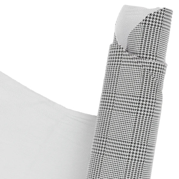 Cuir de chèvre fantaisie imprimé prince de galles