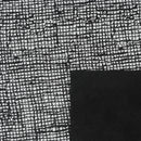 Peau de cuir reptile craquelé noir et blanc