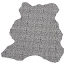 Cuir structuré noir et blanc pour créations élégantes